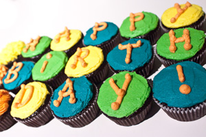 Birthday cupcakes