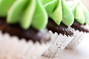 chocolate mint cupcakes